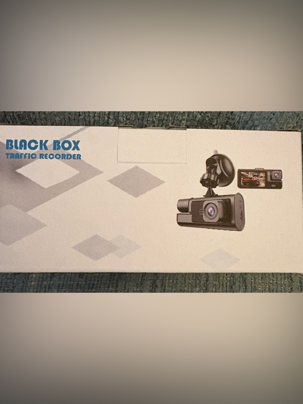 Dual Lens Dash Cam Black 1080 Full HD with 170° Wide Angle NWT - Picture 2 of 2
